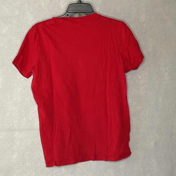 HOLLISTER California Signature Men's Short Sleeve Red T-Shirt 100% Cotton EUC - Picture 2 of 4